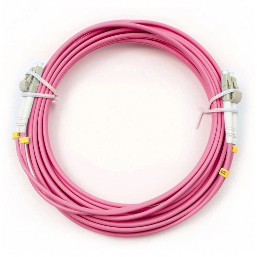 Шнур оптический duplex 7м LC-LC 50/125 mm OM4 LSZH FOP-50-OM4-LC-LC-7m