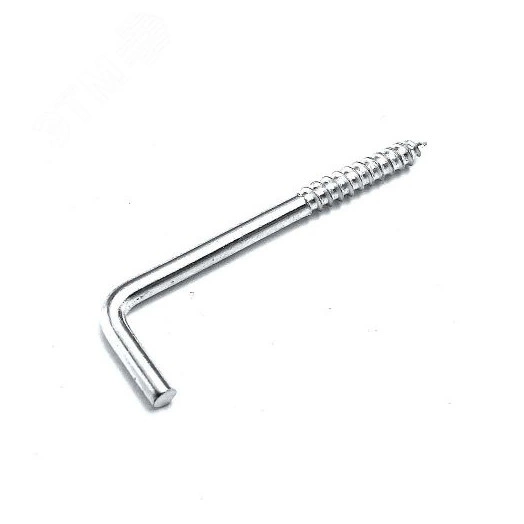 Шуруп с Г-образным крюком 6х75  цинк