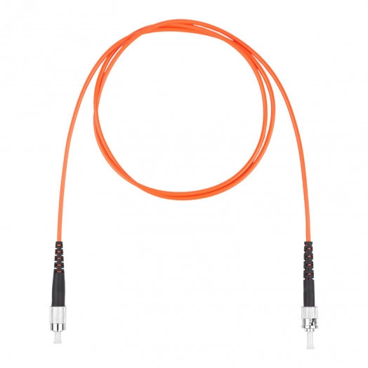 Шнур оптический коммутационный (патч-корд), FC-ST симплекс simplex OM2, нг(А)-HF, оранжевый, 3,0 м