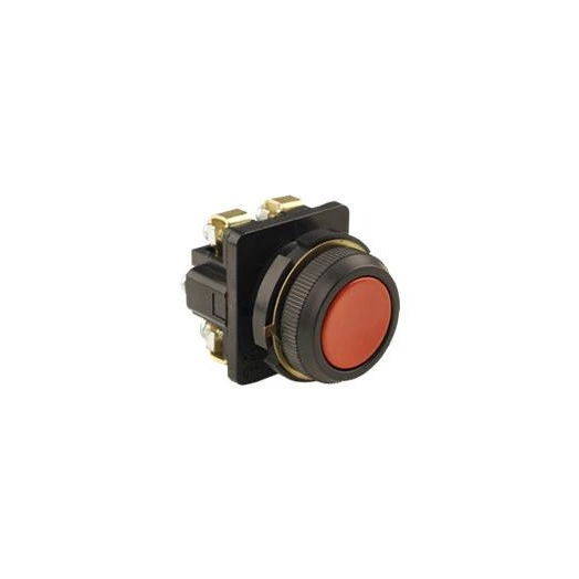Выключатель кнопочный КЕ-011 У3 исп.2 1з+1р цилиндр IP40 10А 660В красн. Электротехник ET502423