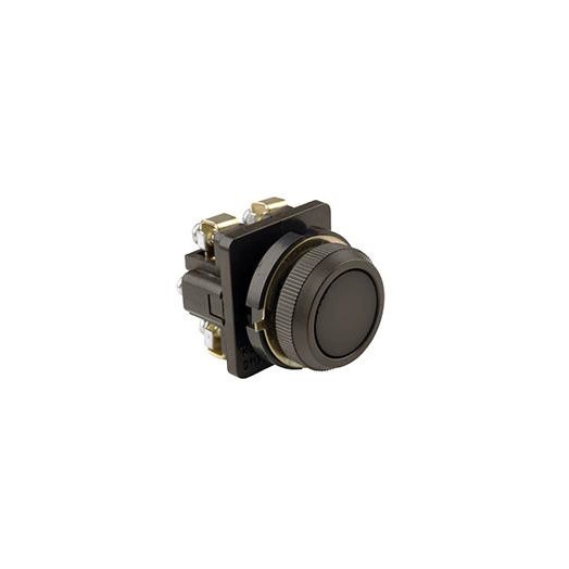 Выключатель кнопочный КЕ-011 У3 исп.2 1з+1р цилиндр IP40 10А 660В черн. Электротехник ET502424