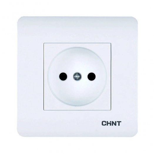 Розетка без заземляющего контакта 16А 250В CHINT 715391
