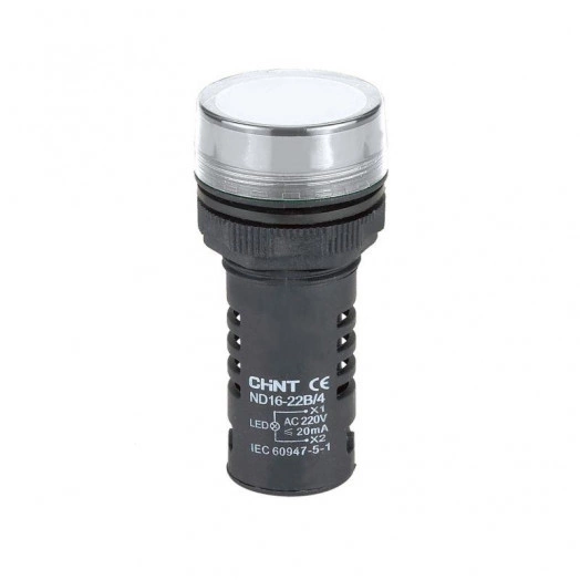Индикатор ND16-22B/2 AC/DC220В (R) бел. CHINT 592786