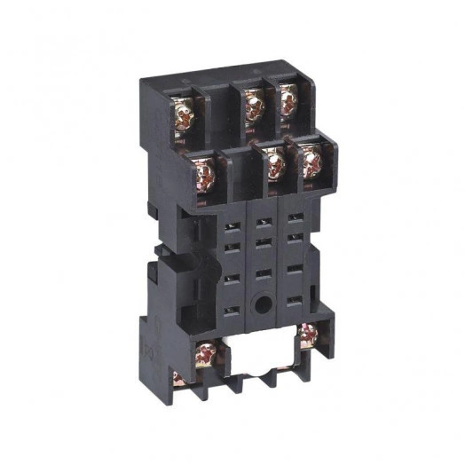 Розетка CZY08B-01 для NJDC-17/2ZS JZX-22F/(D) и JSZ6 2 контакта 5А CHINT 285977