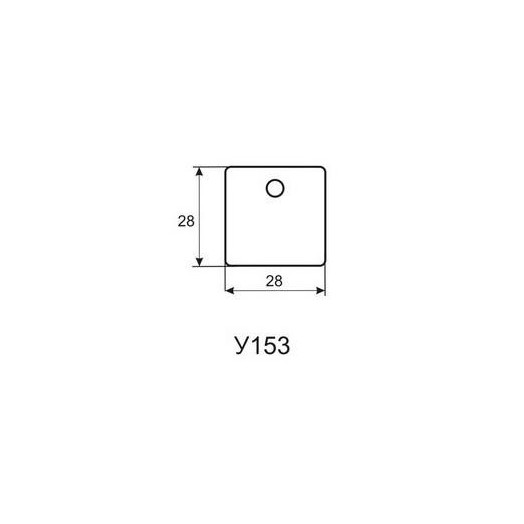 Бирка кабельная маркировочная У-153 (квадрат.) Михнево 019012