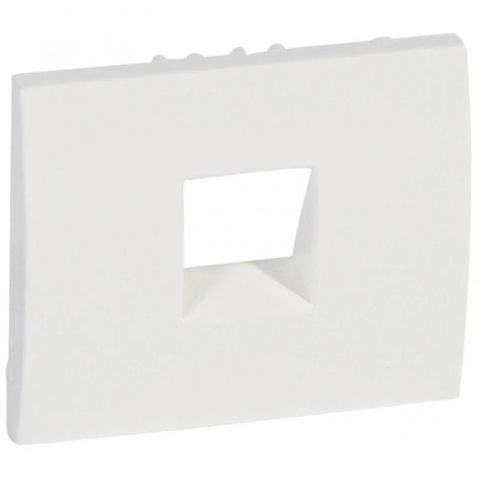 Накладка Galea Life для розетки компьютерной/телефонной RJ11/RJ ISDN бел. Leg 777095