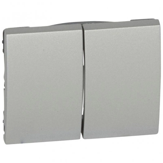 Клавиша двойная Galea Life алюм. Leg 771312