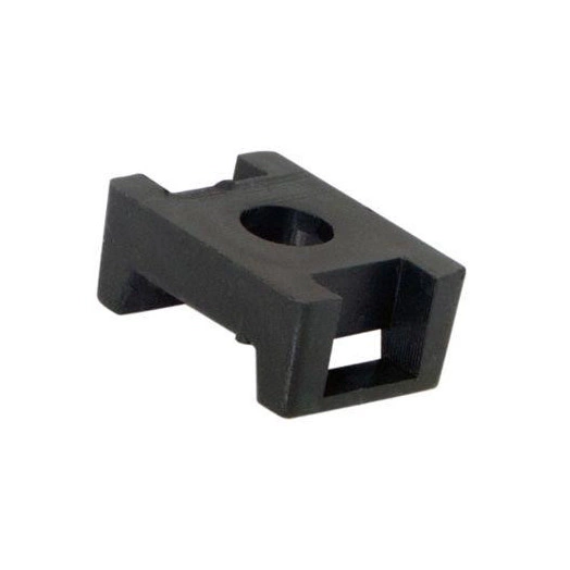 Площадка для крепления стяжки 22х16мм (ПС-2) черн. (уп.10шт) Rexant 07-2103-10