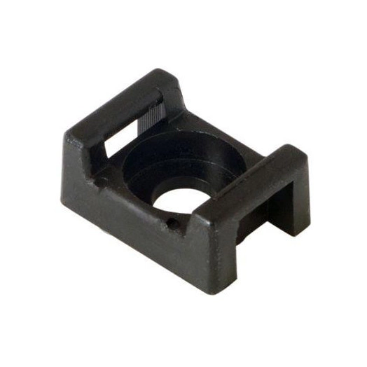 Площадка для крепления стяжки 22х16мм (ПС-2) черн. (уп.10шт) Rexant 07-2103-10