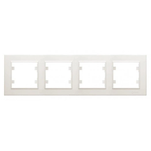 Рамка 4-м Karea горизонт. крем. Makel 56010704