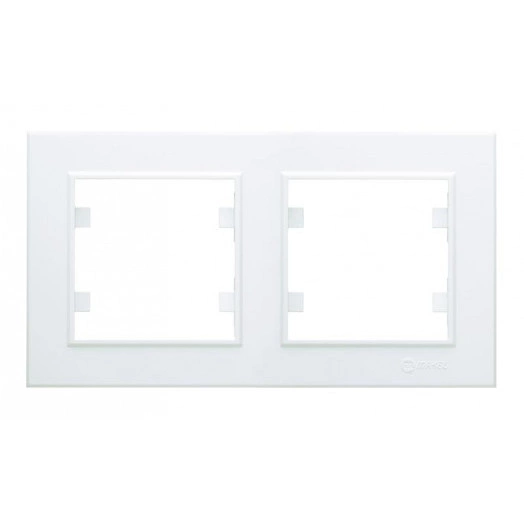 Рамка 2-м Karea горизонт. бел. Makel 56001702