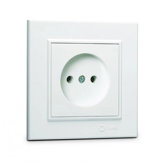 Розетка б/з (Керамика) СП Karea 16А IP20 бел. Makel 56001002