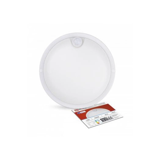 Светильник светодиодный герметичный СПП ОАД-1565-КРУГ 15Вт 6500К 1350лм IP65 140ммс оптико-акустическим датчиком IN HOME 4690612044026