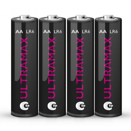 Элемент питания алкалиновый AA/LR6 1.5В Ultra Max LR6UM-B4 BL-4 (уп.4шт) ФАZА 5043022