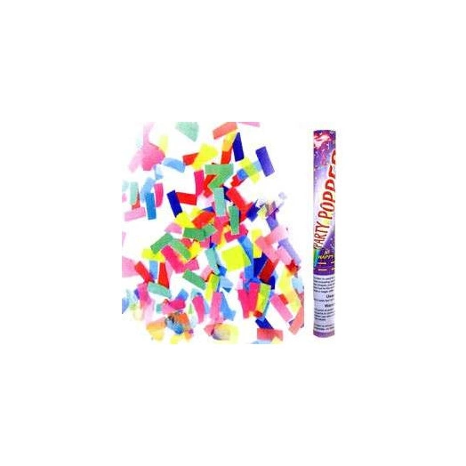 Пневмохлопушка (твист) 8250 50см разноцв. папиросная бумага 5-8м (уп.12шт) SHLights 4607144112192