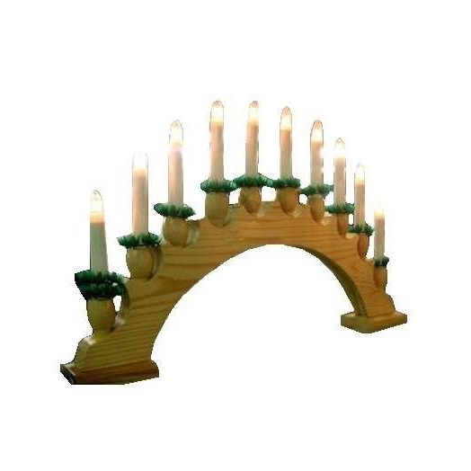 Гирлянда "Рождественская горка" BIE1010 30х50см дерево 10 ламп IP20 SHLights 4607144111232