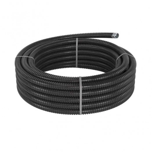 Металлорукав DN 40мм в герметичной ПВХ изоляции низкотемпературный Dвн.40.0мм Dнар.46.0 25м черн. DKC 6071R-040NCR