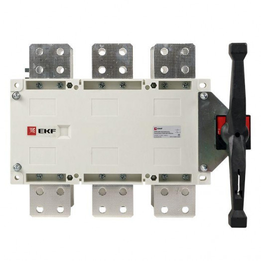Рубильник-переключатель 4п 1250А с рукояткой управления для прямой установки PowerSwitch PROxima EKF pscs-1250-4