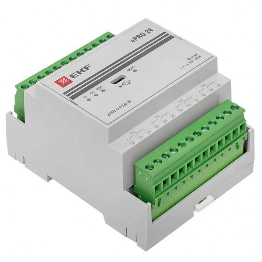 Модуль базовый ePRO удаленного управления 6вх/4вых 230В WiFi PROxima EKF ePRO-6-4-230-W