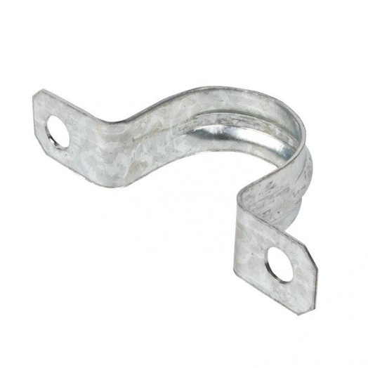 Скоба крепежная двухлапковая d25-26мм метал. (уп.100шт) EKF sm-2-25-26