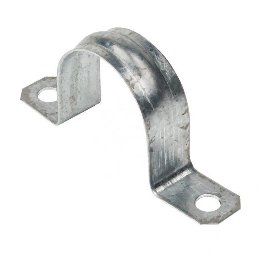 Скоба крепежная двухлапковая d38-40мм метал. (уп.50шт) EKF sm-2-38-40