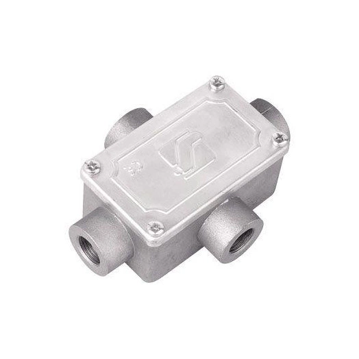 Коробка ответвительная 146х81х57мм 4 ввода М32х1.5 IP55 алюм. DKC 6430-32A