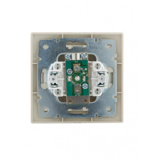 Розетка оконечная TV СП Mira крем/крем. LEZARD 701-0303-130