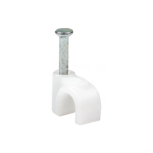 Скоба крепежная круглая 5мм (уп.50шт) EKF plcn-sr-5