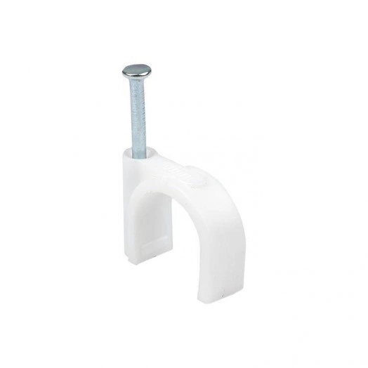 Скоба крепежная круглая 18мм (уп.50шт) EKF plcn-sr-18