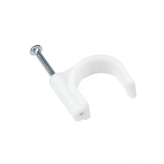 Скоба крепежная круглая 18мм (уп.50шт) EKF plcn-sr-18