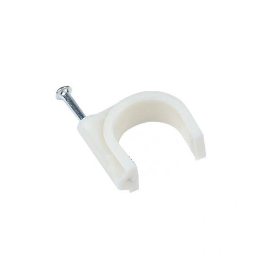 Скоба крепежная круглая 22мм (уп.50шт) EKF plcn-sr-22