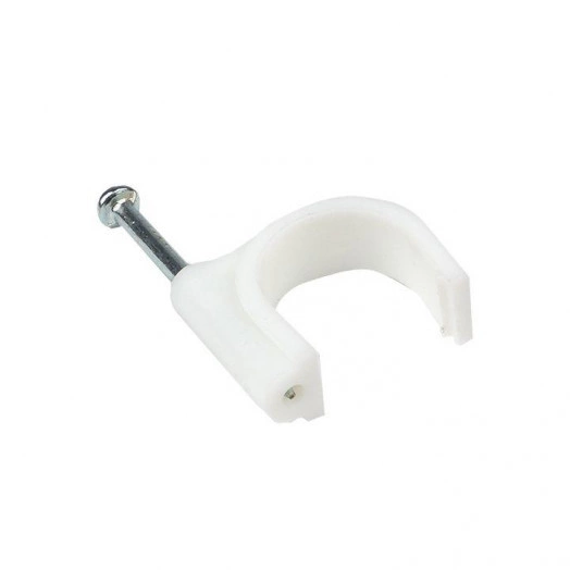 Скоба крепежная круглая 14мм (уп.50шт) EKF plcn-sr-14