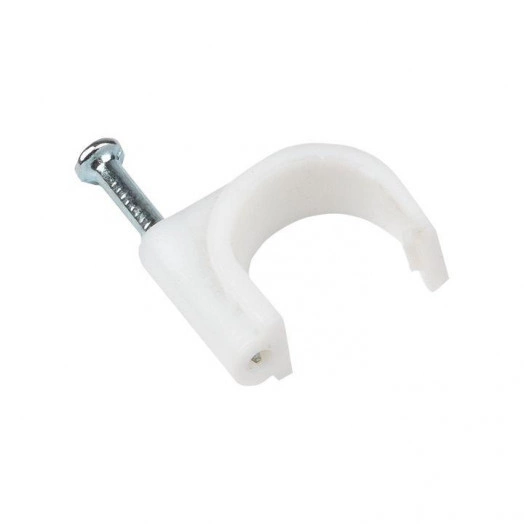 Скоба крепежная круглая 12мм (уп.50шт) EKF plcn-sr-12