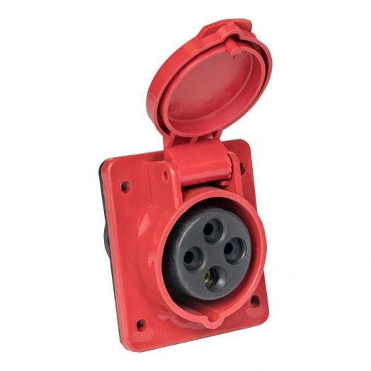 Розетка скрыт. уст. 16А 380В 3P+РЕ IP44 (414) EKF ps-414-16-380