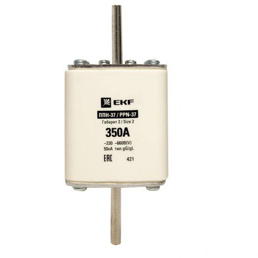 Вставка плавкая ППН-37 400/350А габарит 2 PROxima EKF fus-37/400/350