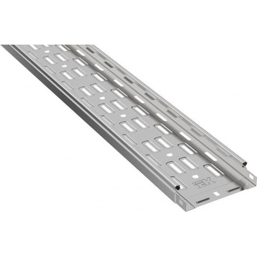 Лоток листовой перфорированный 35х150 L3000 сталь 0.45мм без боковой ESCA 3 IEK ES3-15-035-150-3-045