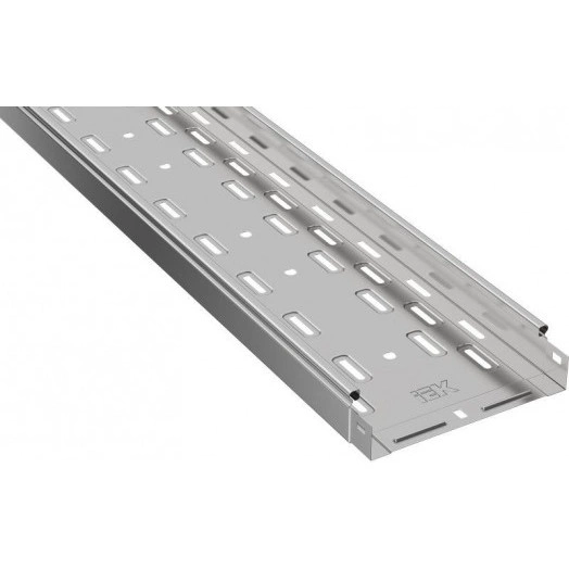 Лоток листовой перфорированный 50х200 L3000 сталь 0.45мм без боковой ESCA 3 IEK ES3-15-050-200-3-045