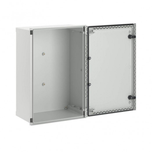 Шкаф цельный навесной из фибергласа без МП со сплошной дверью 500х400х200мм DKC CN50542