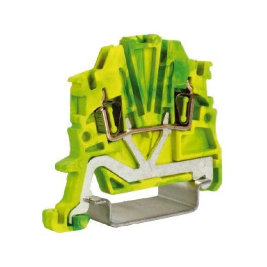 Клемма пруж. HTE 1 1.5кв.мм желт./зел. DKC ZHT400