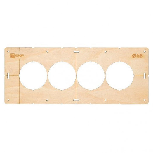 Комплект шаблонов для подрозетников d68мм Expert EKF sh-d68-k