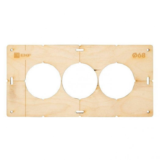 Комплект шаблонов для подрозетников d68мм Expert EKF sh-d68-k