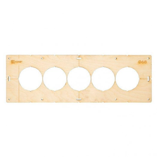 Комплект шаблонов для подрозетников d68мм Expert EKF sh-d68-k