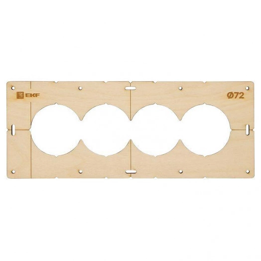 Комплект шаблонов для подрозетников d72мм Expert EKF sh-d72-k