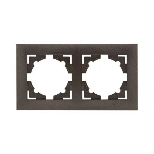 Рамка 2-м Валенсия графит EKF EWM-G-302-60