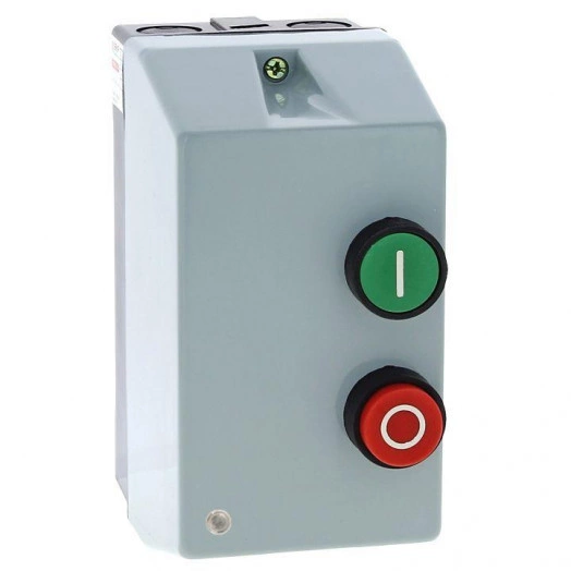 Пускатель магнитный КМЭ 12А 400В с РТЭ и индикатором PROxima в корп. IP65 EKF ctrp-r-12-400v-led