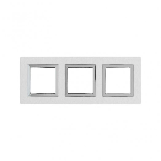 Рамка 6мод. Avanti алюм. сер. DKC 4404836