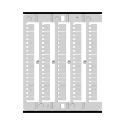 Табличка маркировочная отпечат. CNU/8/W1/100/ W1 (уп.500шт) DKC ZN80W1