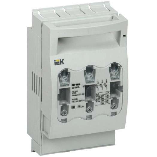 Выключатель-разъединитель-предохранитель 160А KARAT IEK SRP-10-3-160