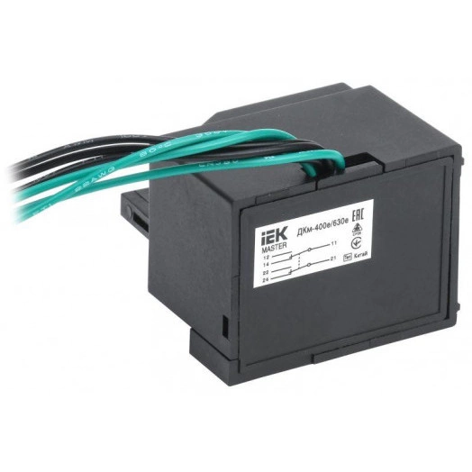 Контакт дополнительный ДКм-400е/630е (ДКм-39) MASTER электрон. расцеп. IEK SVA41D-DK-1-02