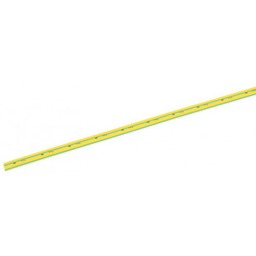 Трубка термоусадочная ТТУ нг-LS 60/30 желт./зел. 1м IEK UDRS-D60-1-K52